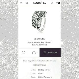 Pandora Feather Ring